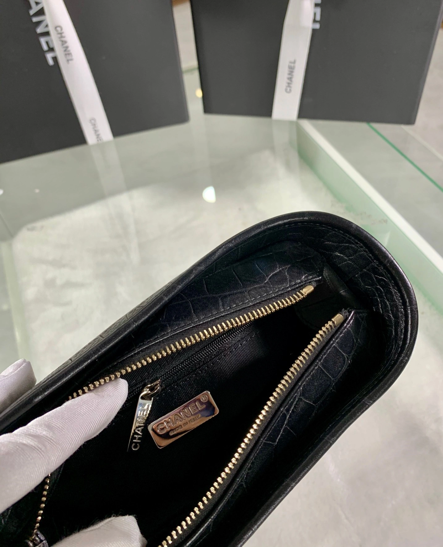 Custombag-- AS0865-B00815-94305 high quality version Leather crocodile-embossed item：C-B803D0767