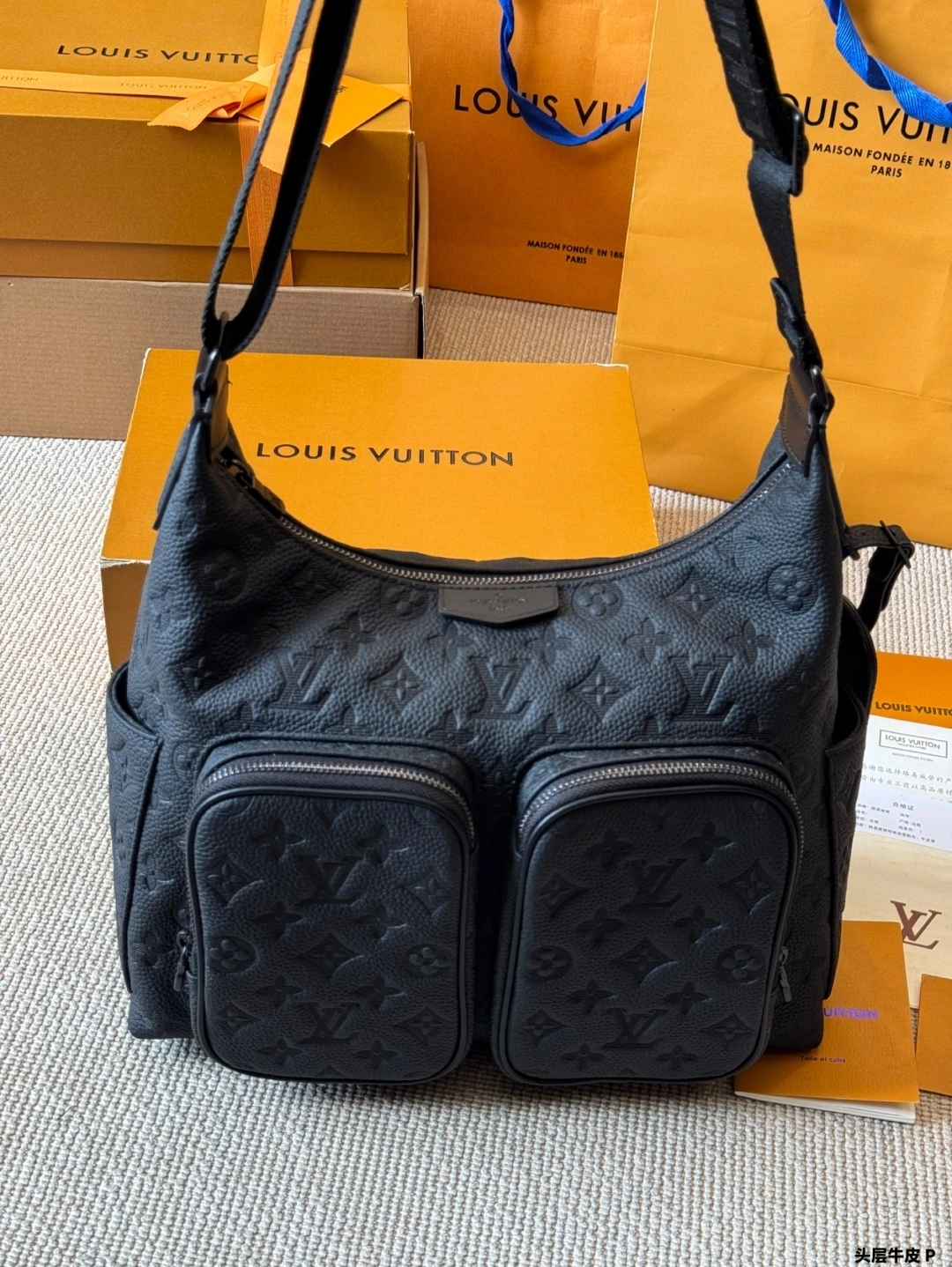 8V M14778 Shadow Hobo Cargo cowhide item:ET-B101G1308