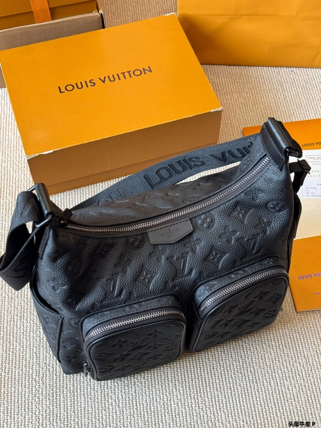 8V M14778 Shadow Hobo Cargo cowhide item:ET-B101G1308