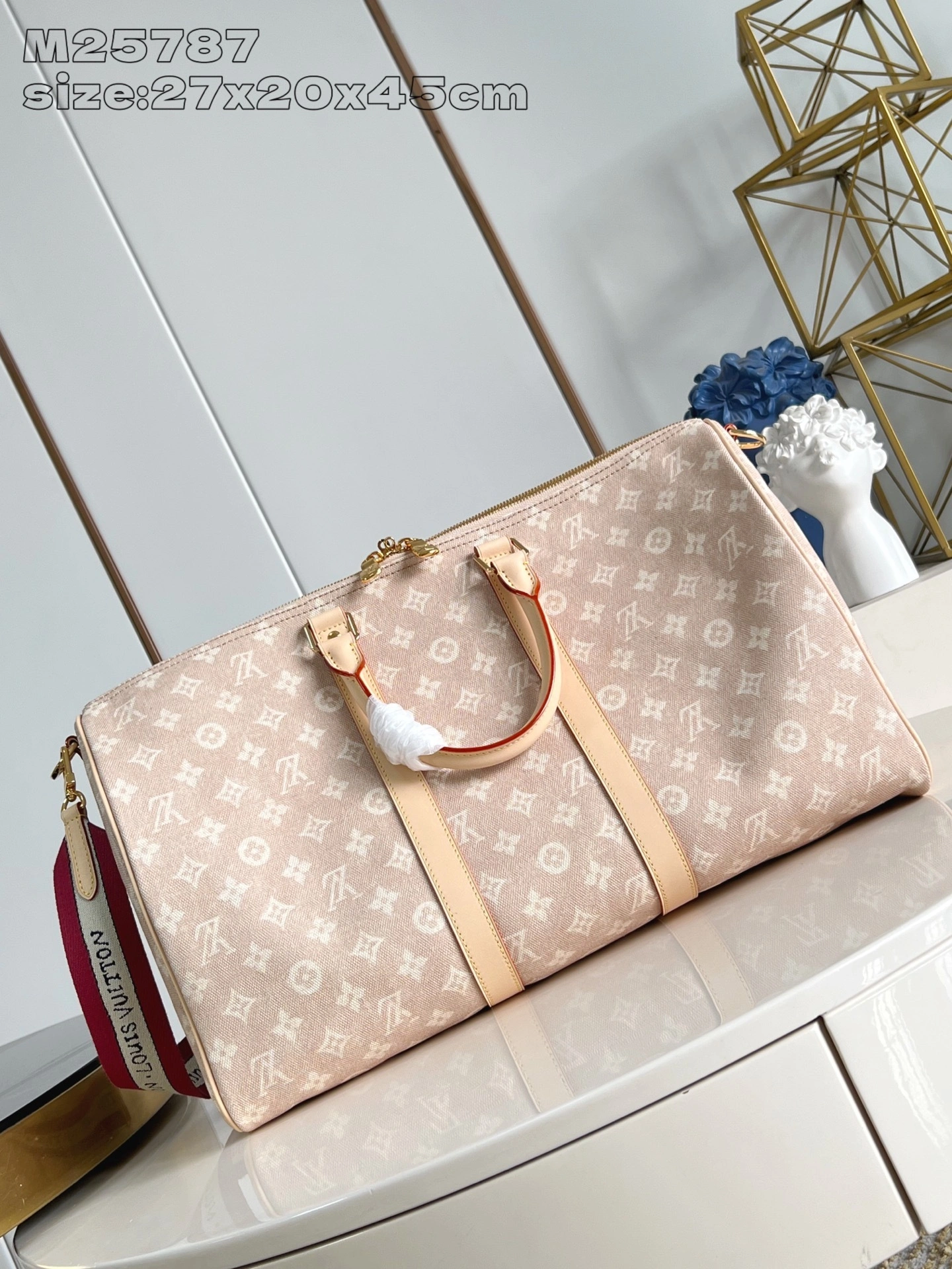 MOMO-- 8V M25787 high quality version Keepall Bandoulière 45 Travel With item:E-B574K1820