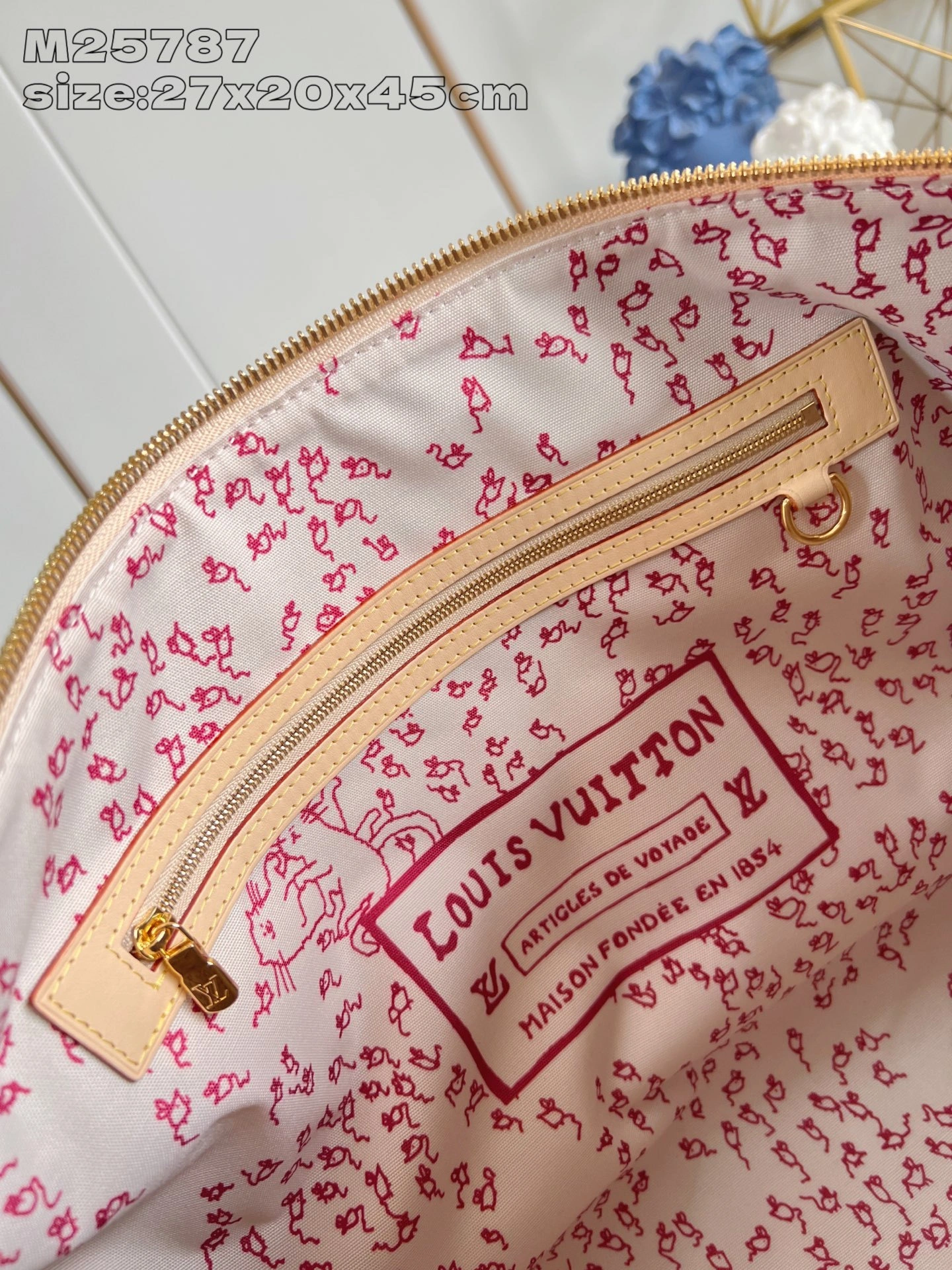 MOMO-- 8V M25787 high quality version Keepall Bandoulière 45 Travel With item:E-B574K1820