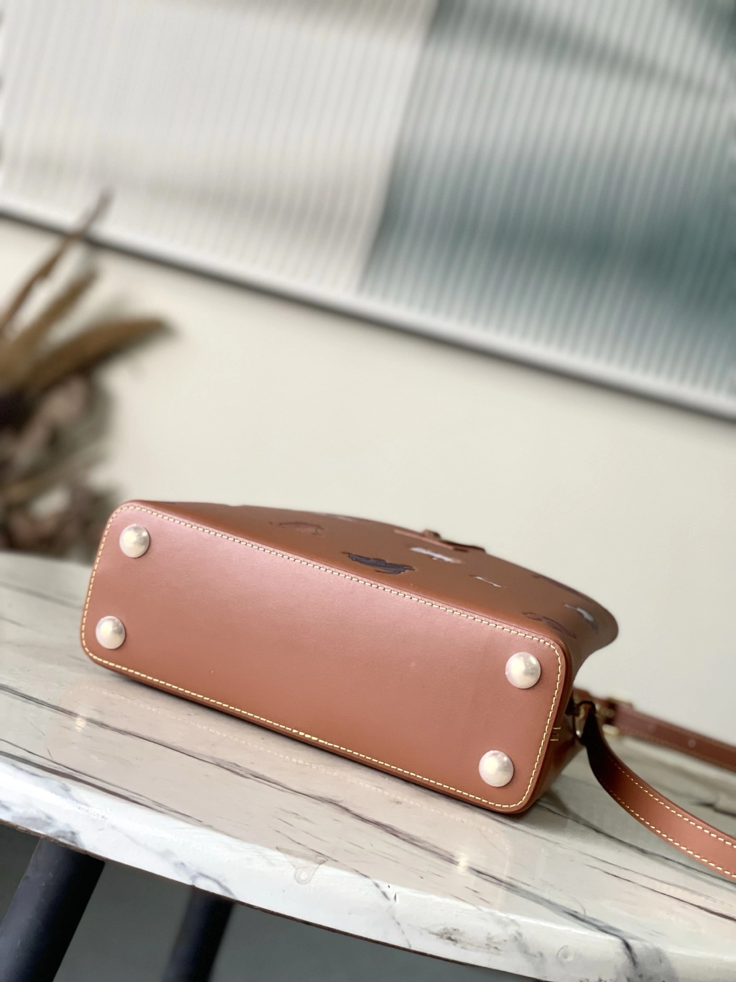 MOMO-- 8V M25874 high quality version Travels With Capucines BB cowhide item:E-B574K1806