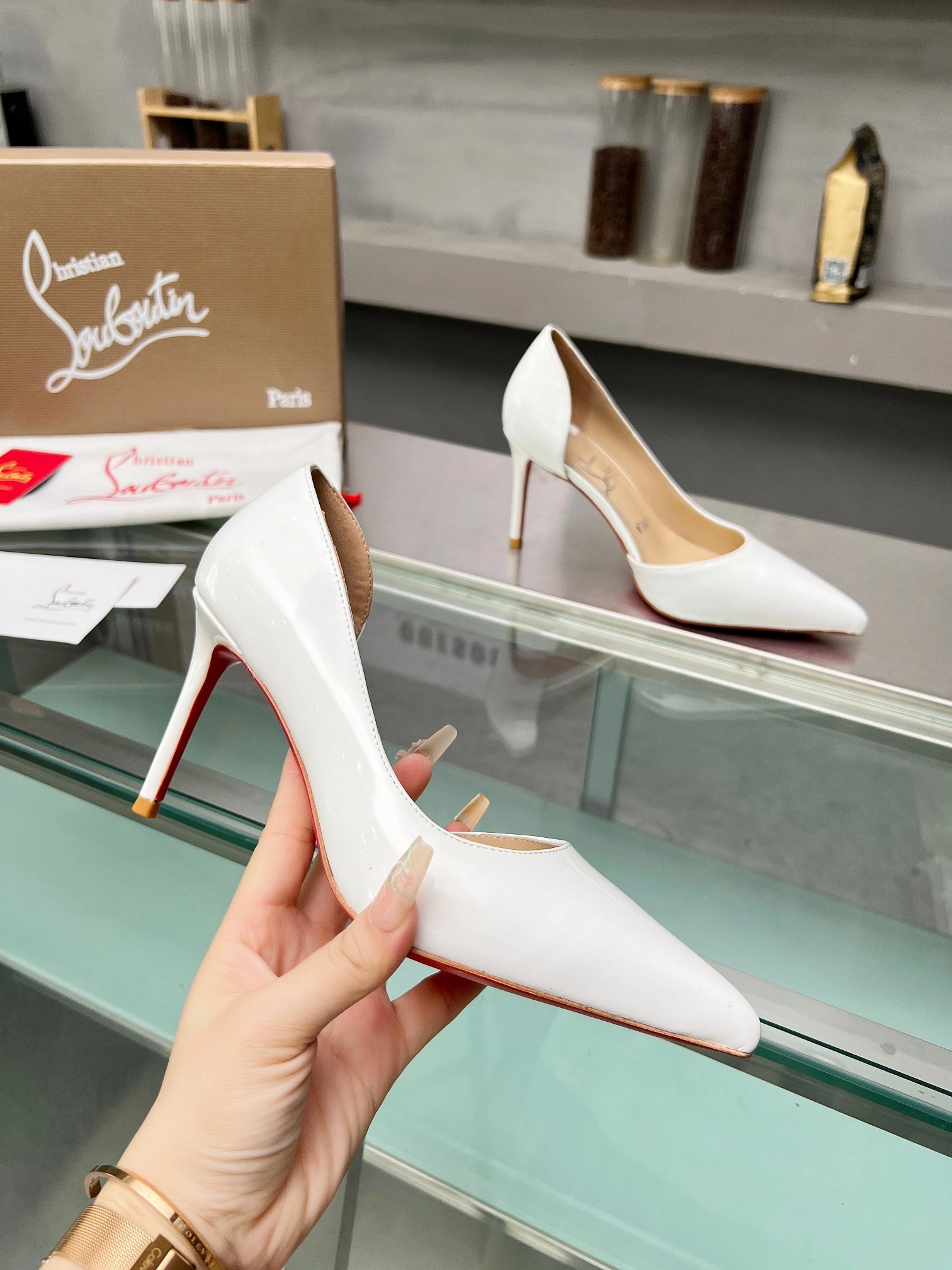 8ou2ou 3160708W222 Heel height：10CM item:ET-X234E0755W