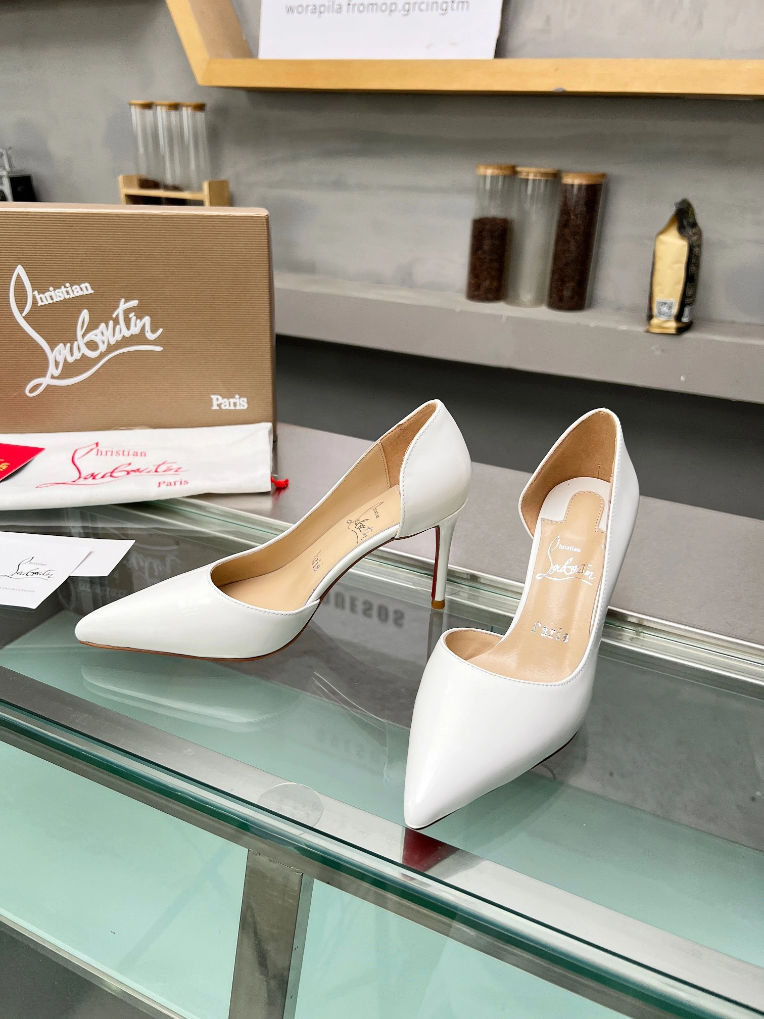 8ou2ou 3160708W222 Heel height：10CM item:ET-X234E0755W