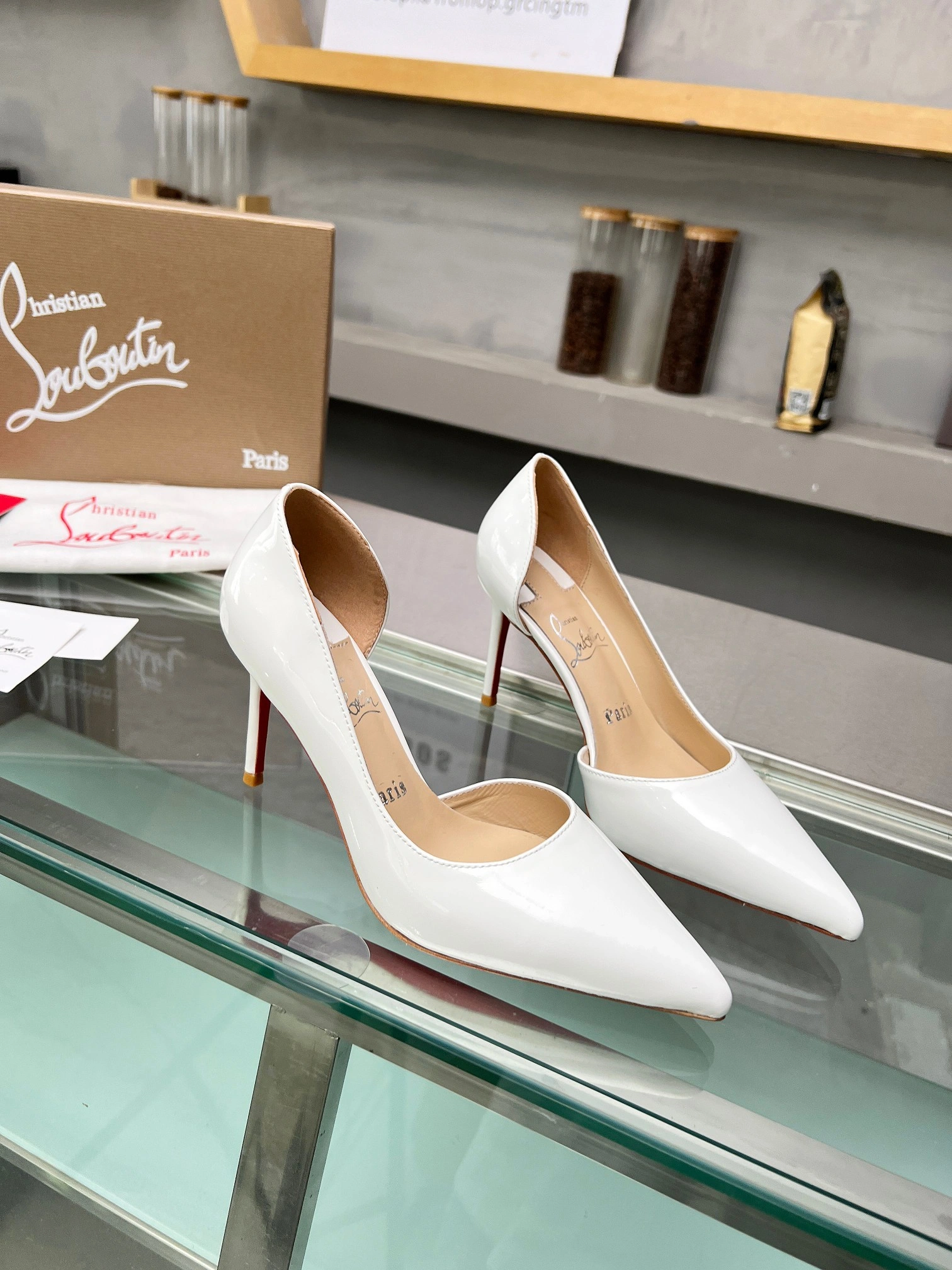 8ou2ou 3160708W222 Heel height：10CM item:ET-X234E0755W