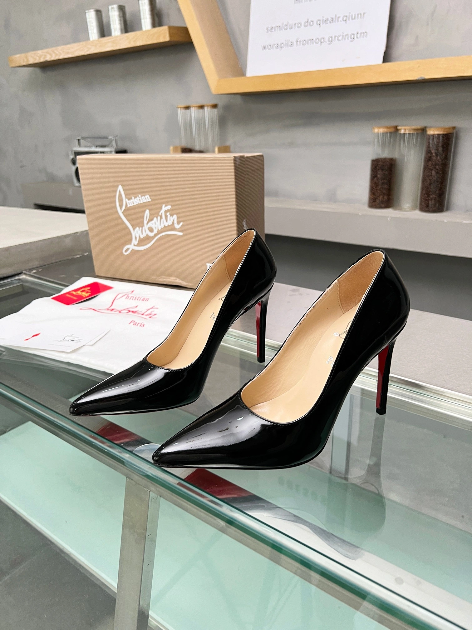 8ou2ou 3191411BK01 Heel height：10CM item:ET-X234E0741W