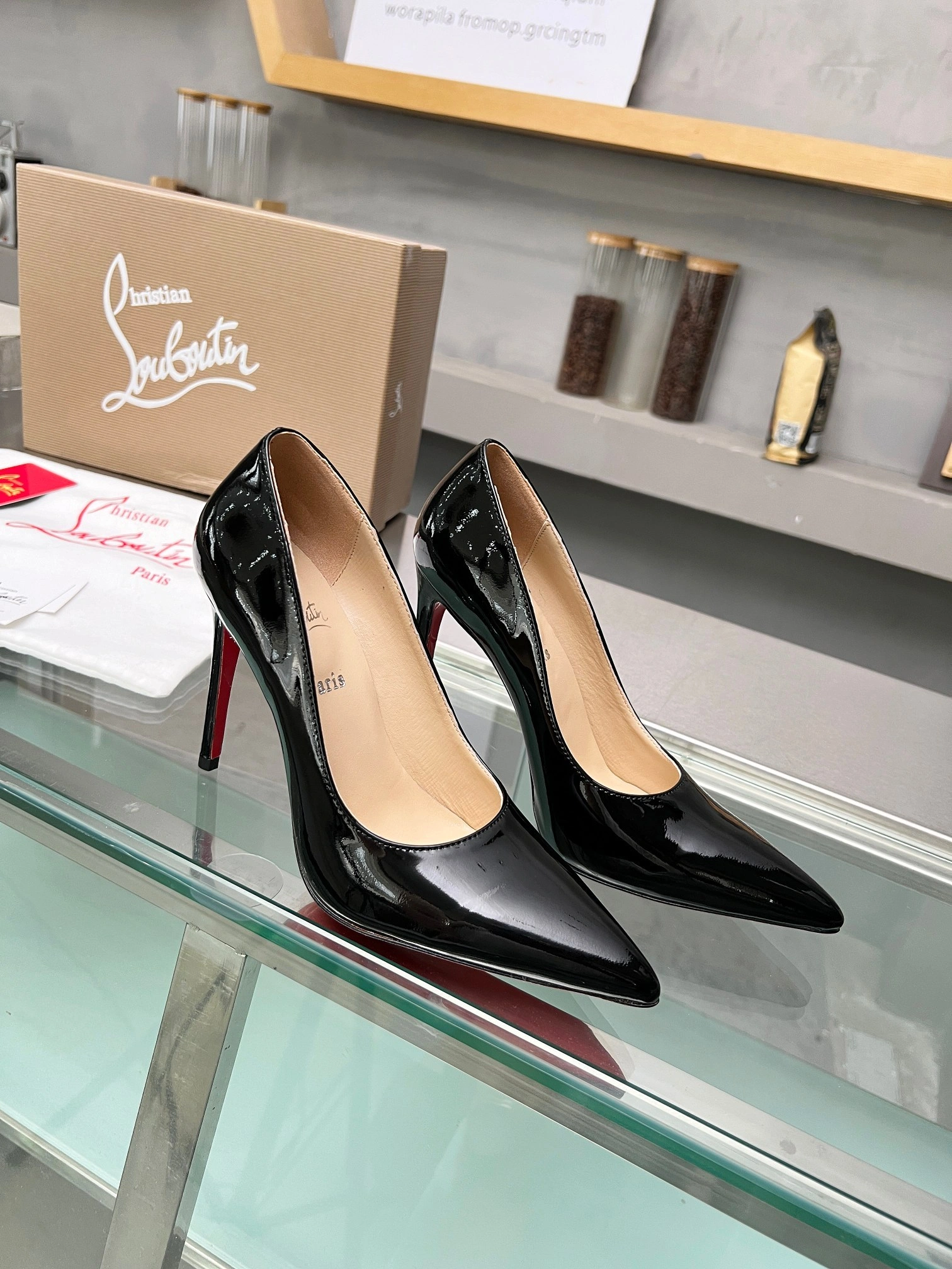 8ou2ou 3191411BK01 Heel height：10CM item:ET-X234E0741W