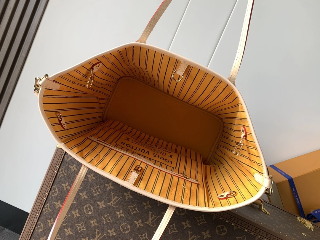 MOMO-- 8V M11947 high quality version Neverfull Bandoulière Inside Out cowhide item:F-B000A2115