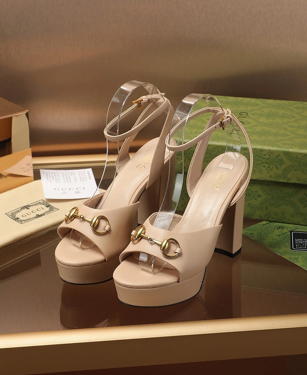 COCO-- 6u33i 795224 C9D00 5931 cowhide sheepskin Heel height：12CM Waterproof：4CM item:D-X555L1122
