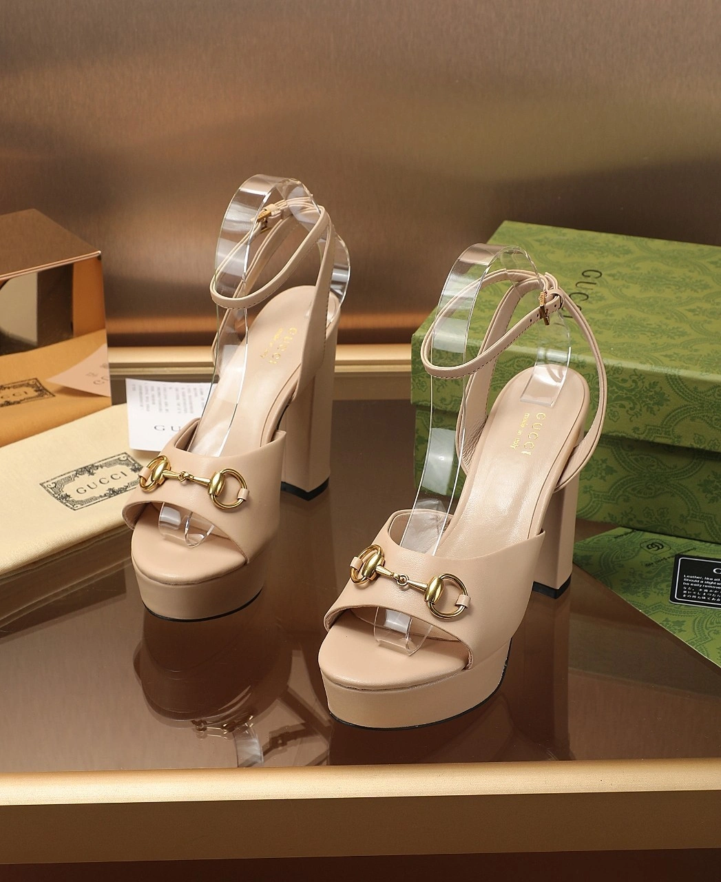 COCO-- 6u33i 795224 C9D00 5931 cowhide sheepskin Heel height：12CM Waterproof：4CM item:D-X555L1122