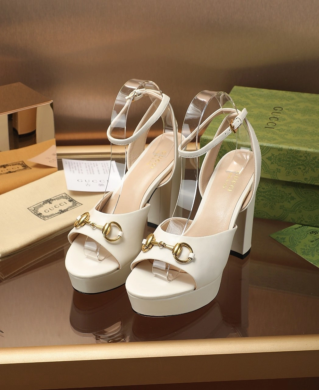 COCO-- 6u33i 795224 C9D00 9540 cowhide sheepskin Heel height：12CM Waterproof：4CM item:D-X555L1121