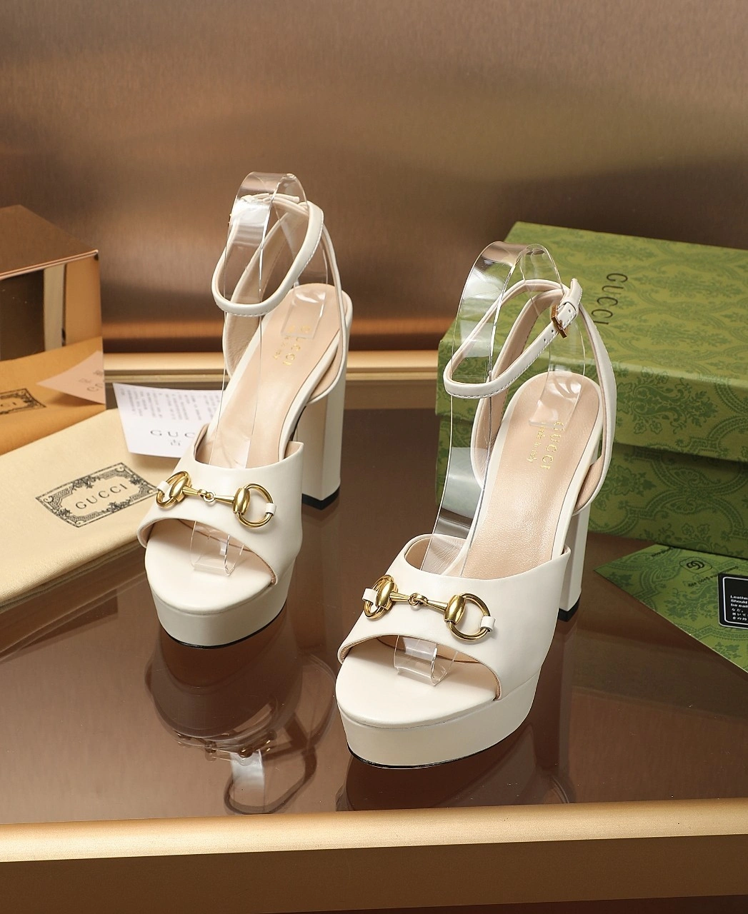 COCO-- 6u33i 795224 C9D00 9540 cowhide sheepskin Heel height：12CM Waterproof：4CM item:D-X555L1121