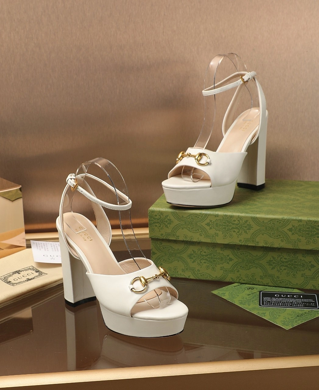 COCO-- 6u33i 795224 C9D00 9540 cowhide sheepskin Heel height：12CM Waterproof：4CM item:D-X555L1121