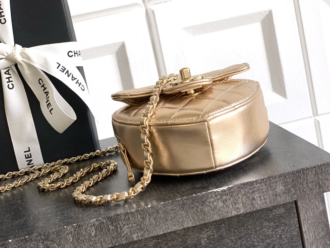 MOMO-- 3h1958 AP2784-B08163-gold high quality version sheepskin OHANEL 25B item:E-B177I1808