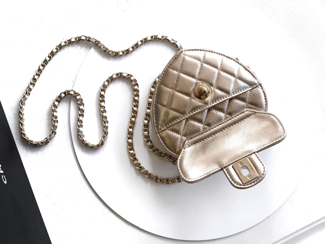 MOMO-- 3h1958 AP2784-B08163-gold high quality version sheepskin OHANEL 25B item:E-B177I1808