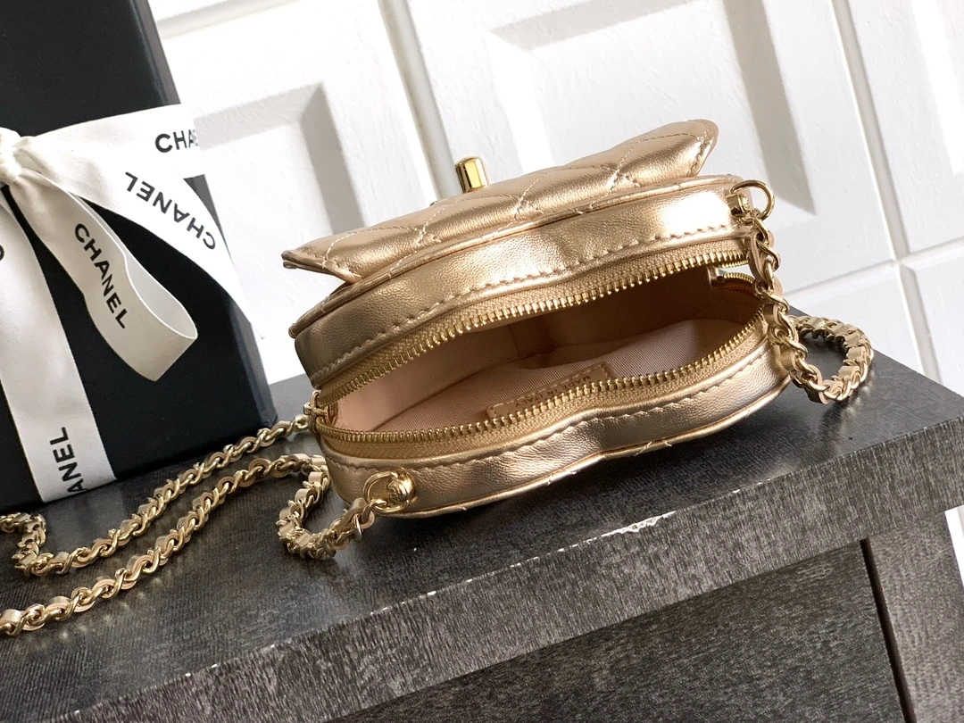 MOMO-- 3h1958 AP2784-B08163-gold high quality version sheepskin OHANEL 25B item:E-B177I1808