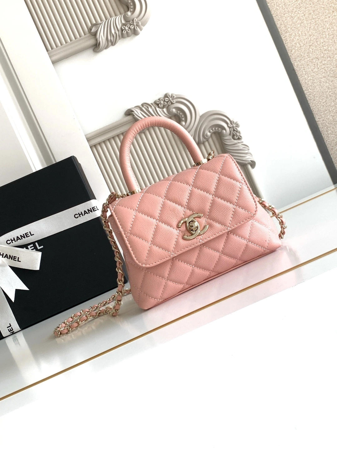 MOMO-- 3h1958 AP4244-B05061-NZV45 high quality version 𝑐𝑜𝑐𝑜 ℎ𝑎𝑛𝑑𝑙𝑒 cowhide sheepskin item:E-B108J1917