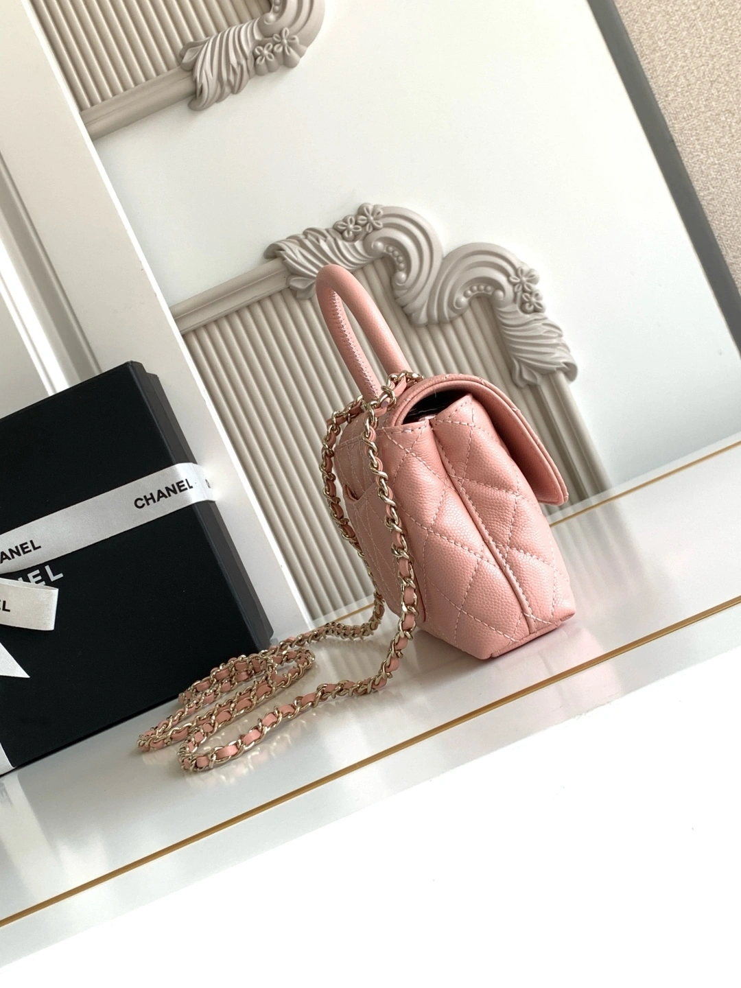 MOMO-- 3h1958 AP4244-B05061-NZV45 high quality version 𝑐𝑜𝑐𝑜 ℎ𝑎𝑛𝑑𝑙𝑒 cowhide sheepskin item:E-B108J1917
