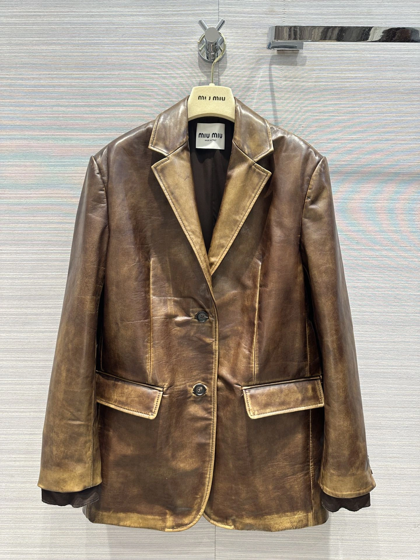 ACE-- 7iu7iu overzise 100%cowhide item:D-F061I0702