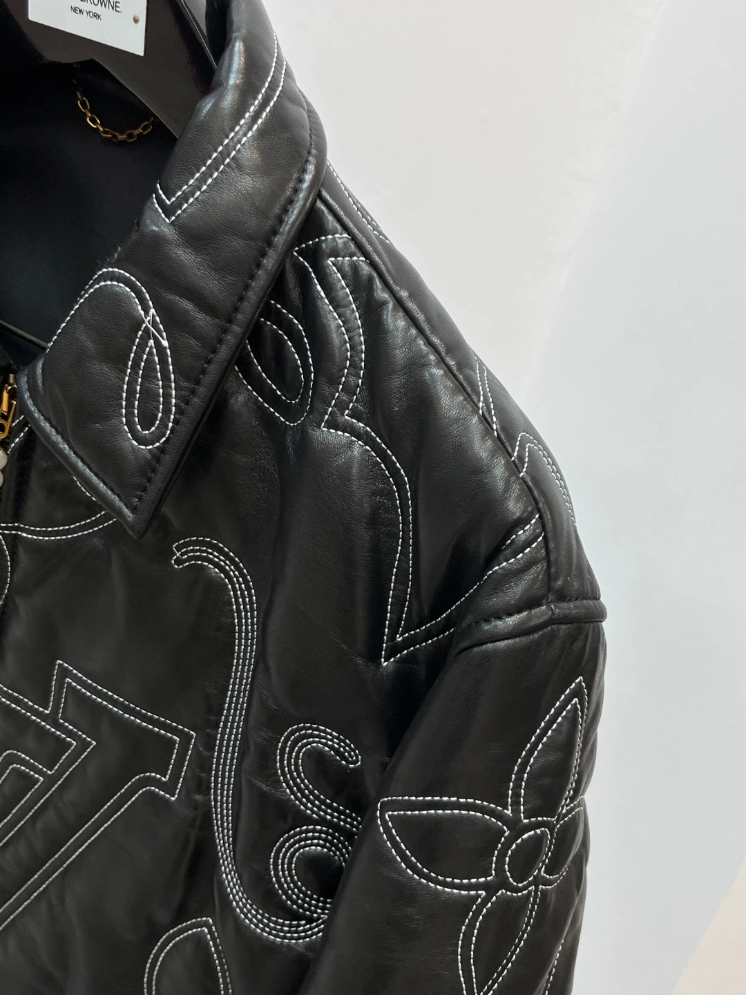 ACE-- 8V Calfskin embroidery item:E-F000K2106F