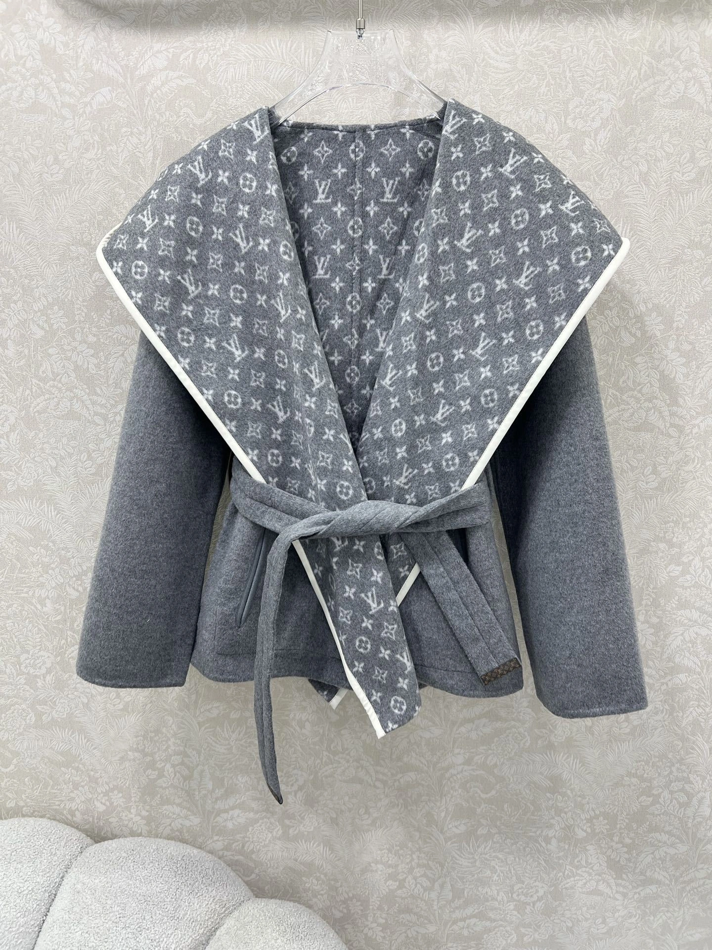 ACE-- 8V Monogram 99wool mulberry silk item:E-F000L1202H