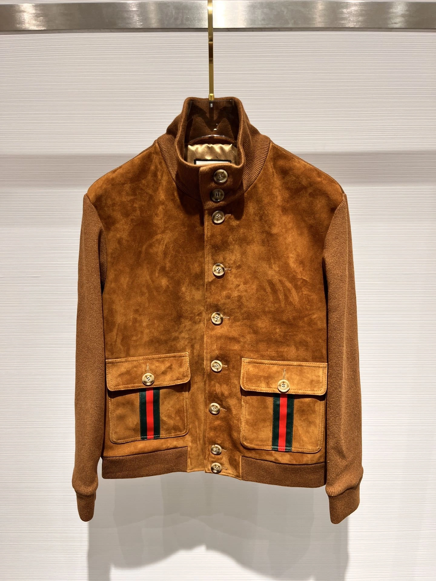 ACE- 6u33i Sheepskin suede knit item:D-F443J2503