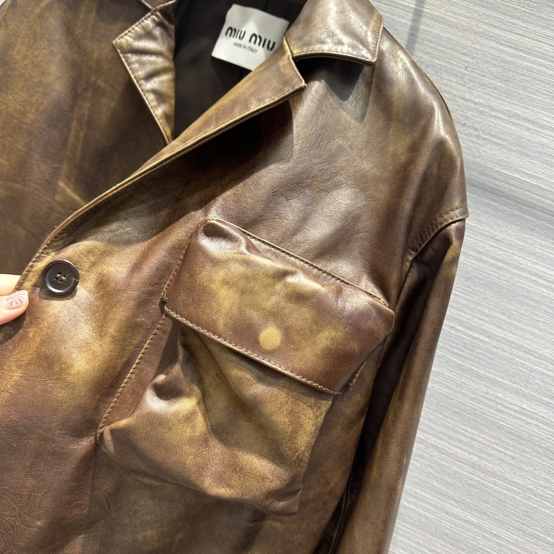 ACE- 7IU7IU overzise cowhide item:D-F061B2412
