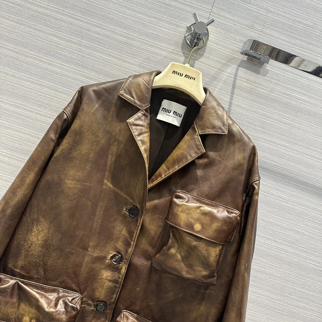 ACE- 7IU7IU overzise cowhide item:D-F061B2412