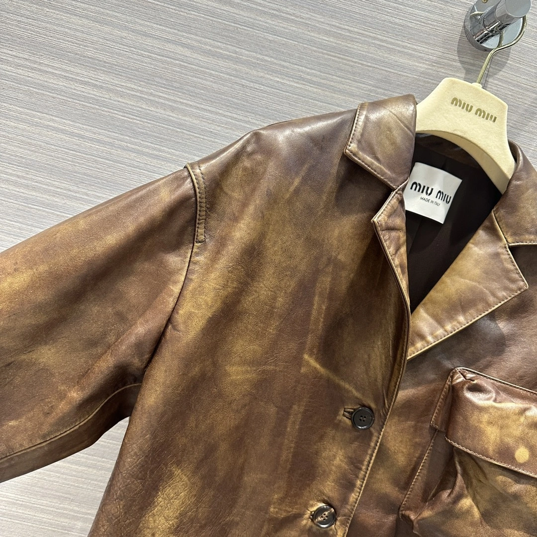 ACE- 7IU7IU overzise cowhide item:D-F061B2412
