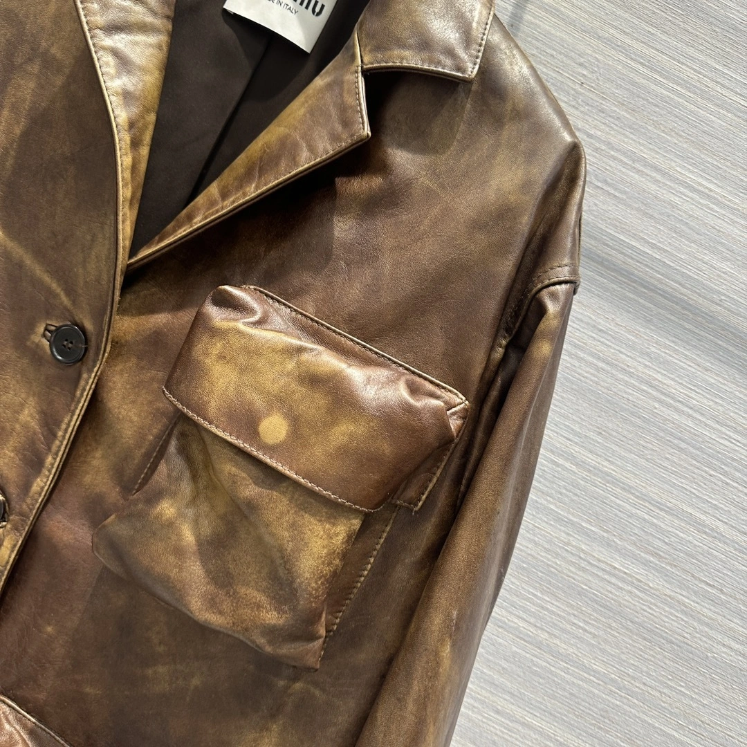 ACE- 7IU7IU overzise cowhide item:D-F061B2412