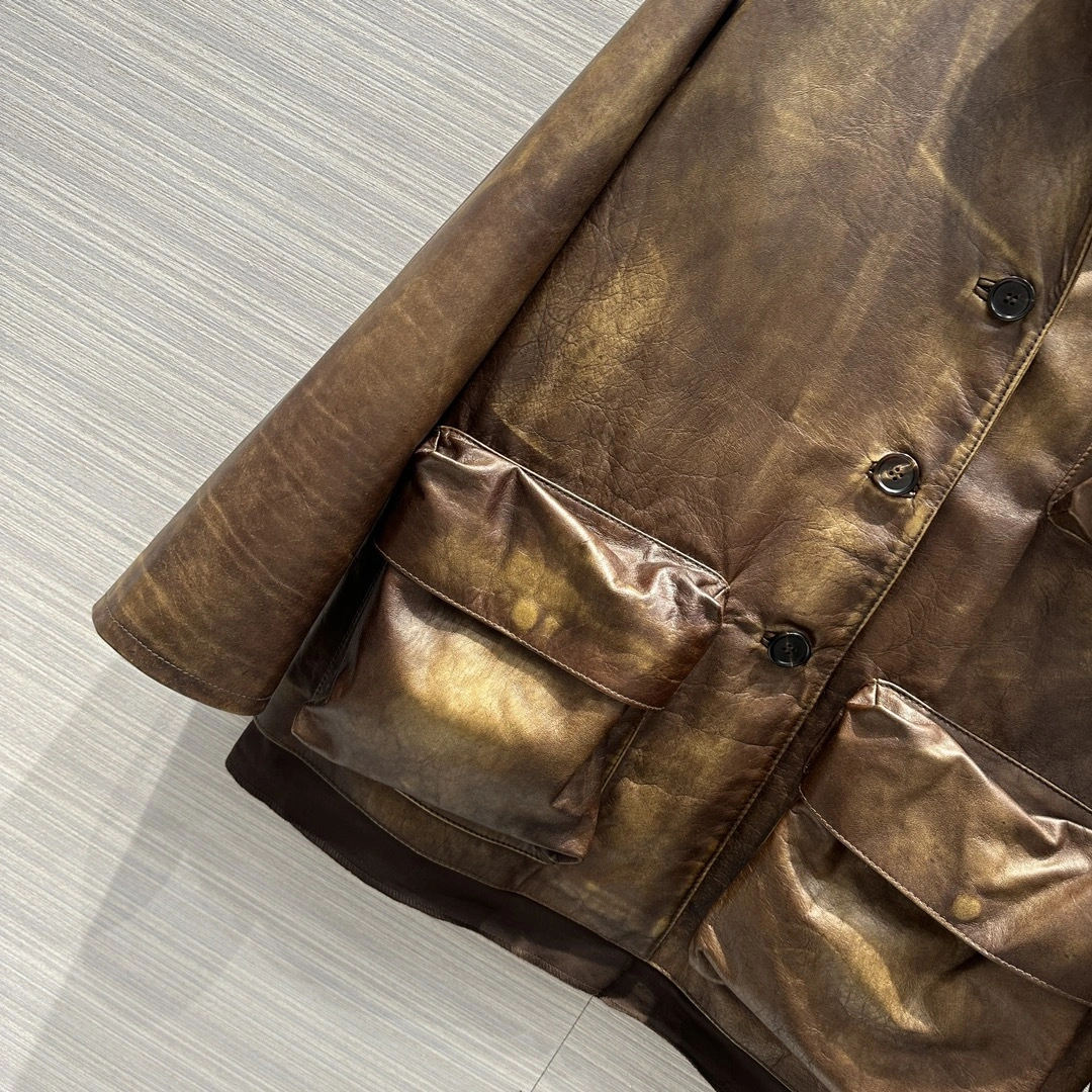 ACE- 7IU7IU overzise cowhide item:D-F061B2412