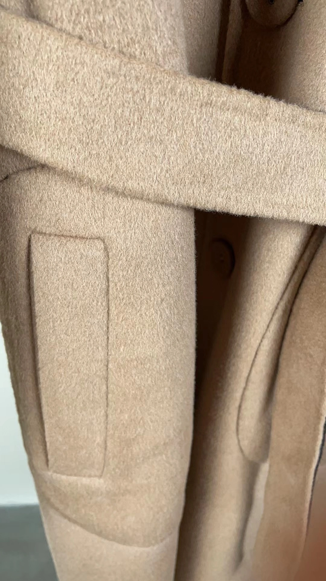 ACE- F594i wool reversible cashmere oversized item:D-F409J5345