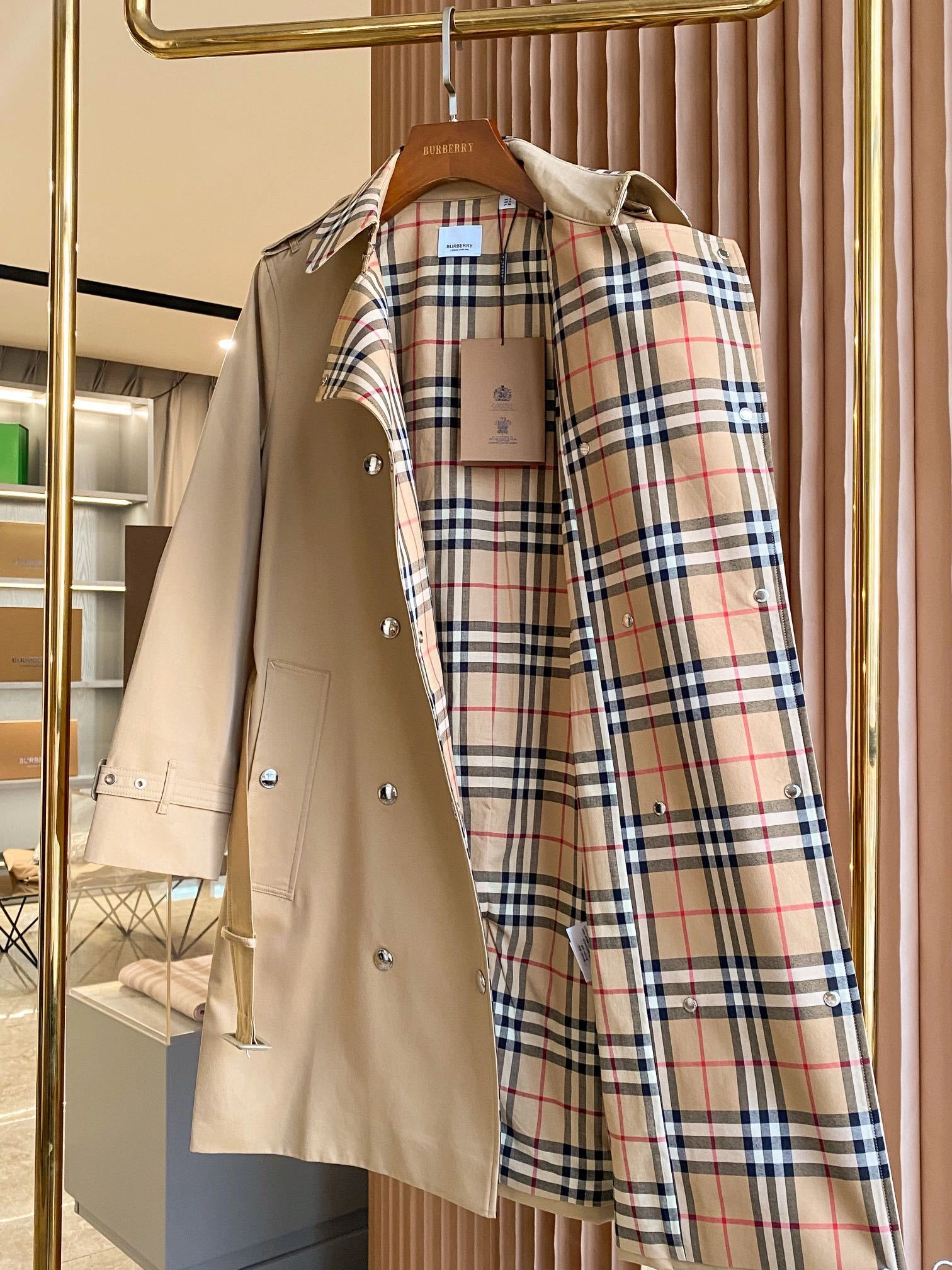 ACE- cotton Trench 80709901 2Colour item:D-F020C0817-2
