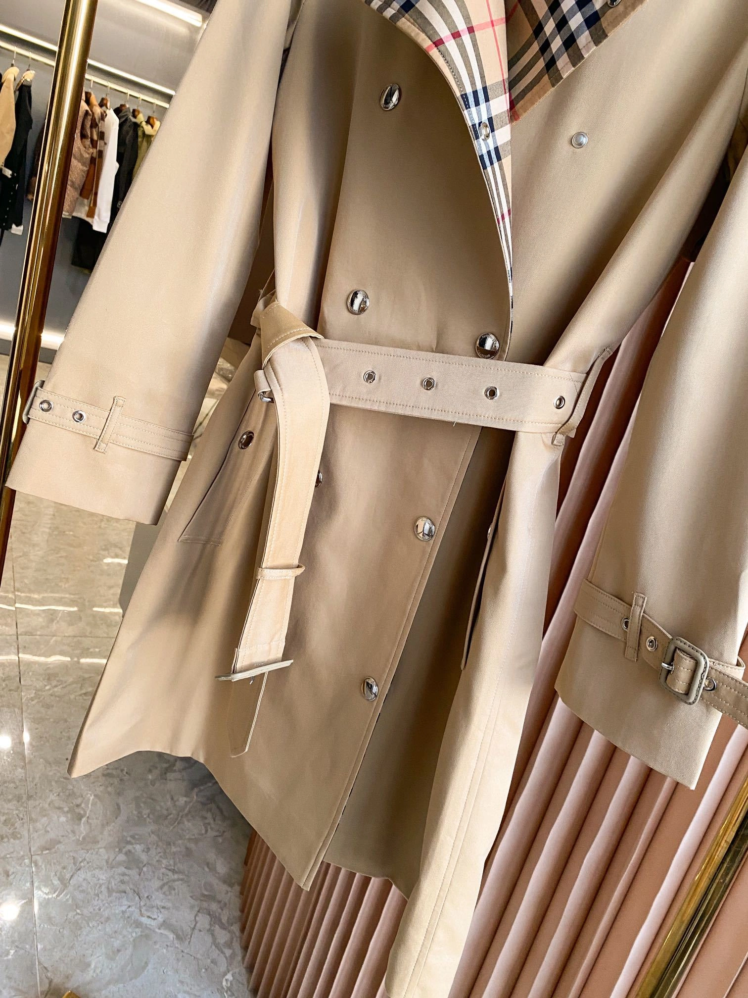 ACE- cotton Trench 80709901 2Colour item:D-F020C0817-2