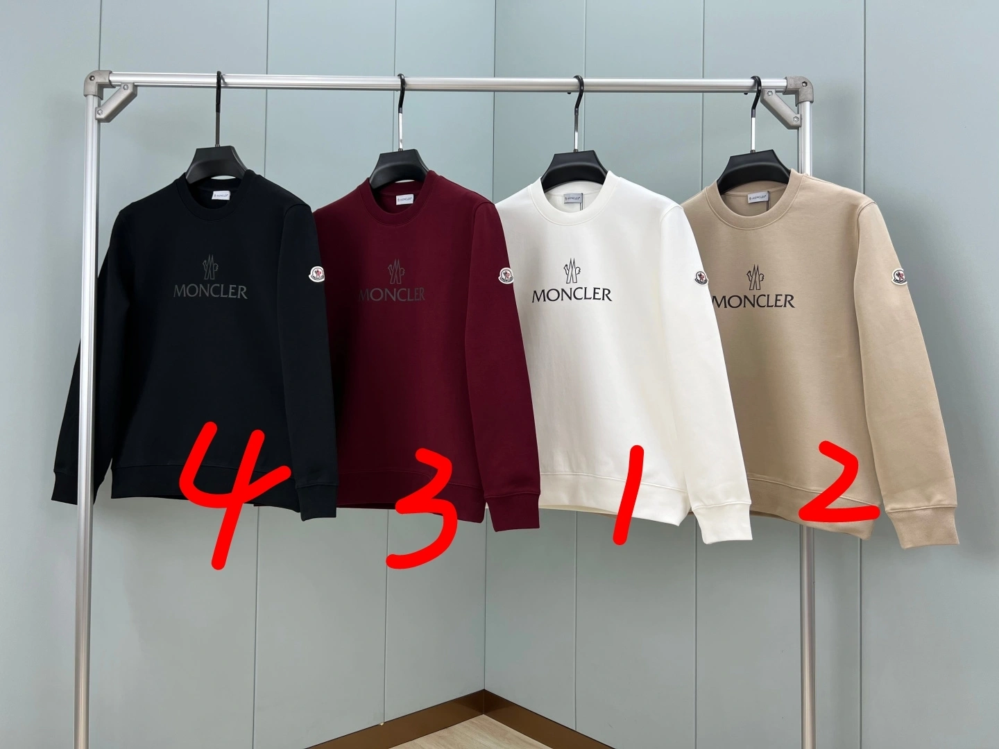 AIR-- 7o9385r embroidery oversized 4colour item:E-F000L1969-4H