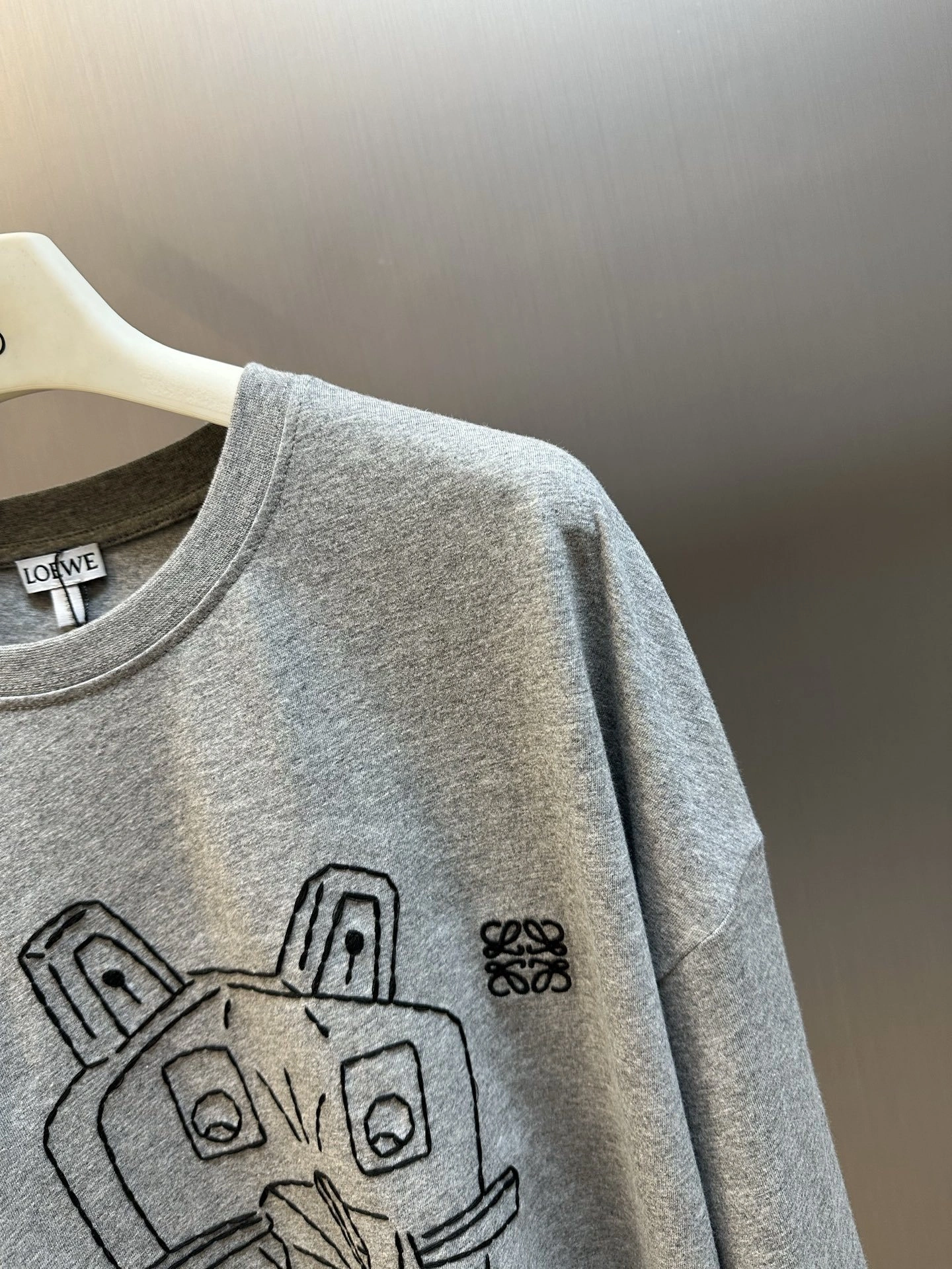 AIR-- 8o5w5 Cotton Lucky Cat Anagram embroidery oversized item:E-F509L1001H