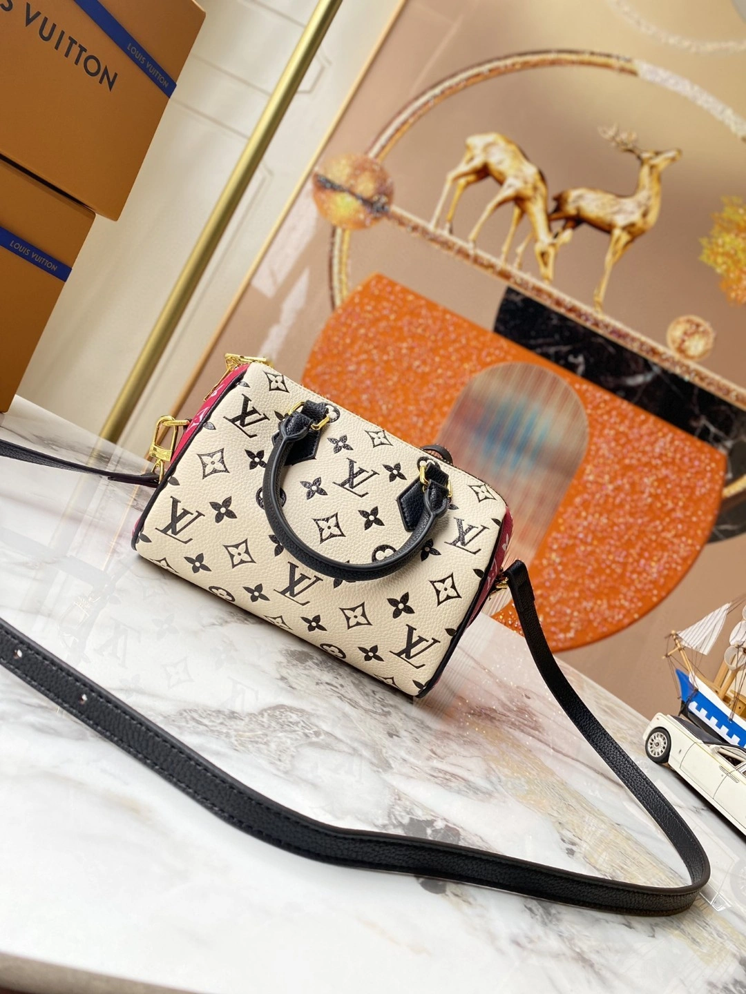 AIR- M46088 cowhide Speedy Bandoulière 20 item : BT-B225D3015W