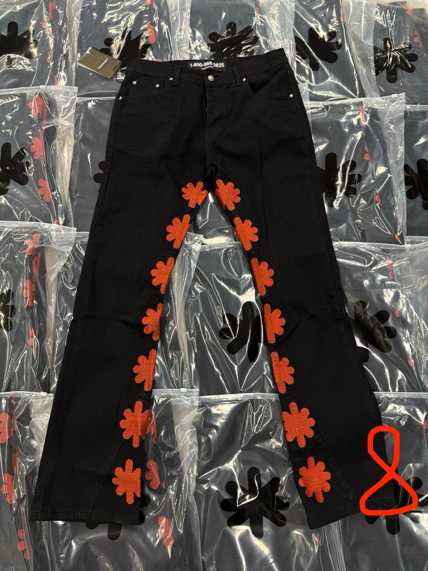 AIR-Other brands LOSTSHDWS JEANS embroidery 13colour item:E-F000I2499-13H