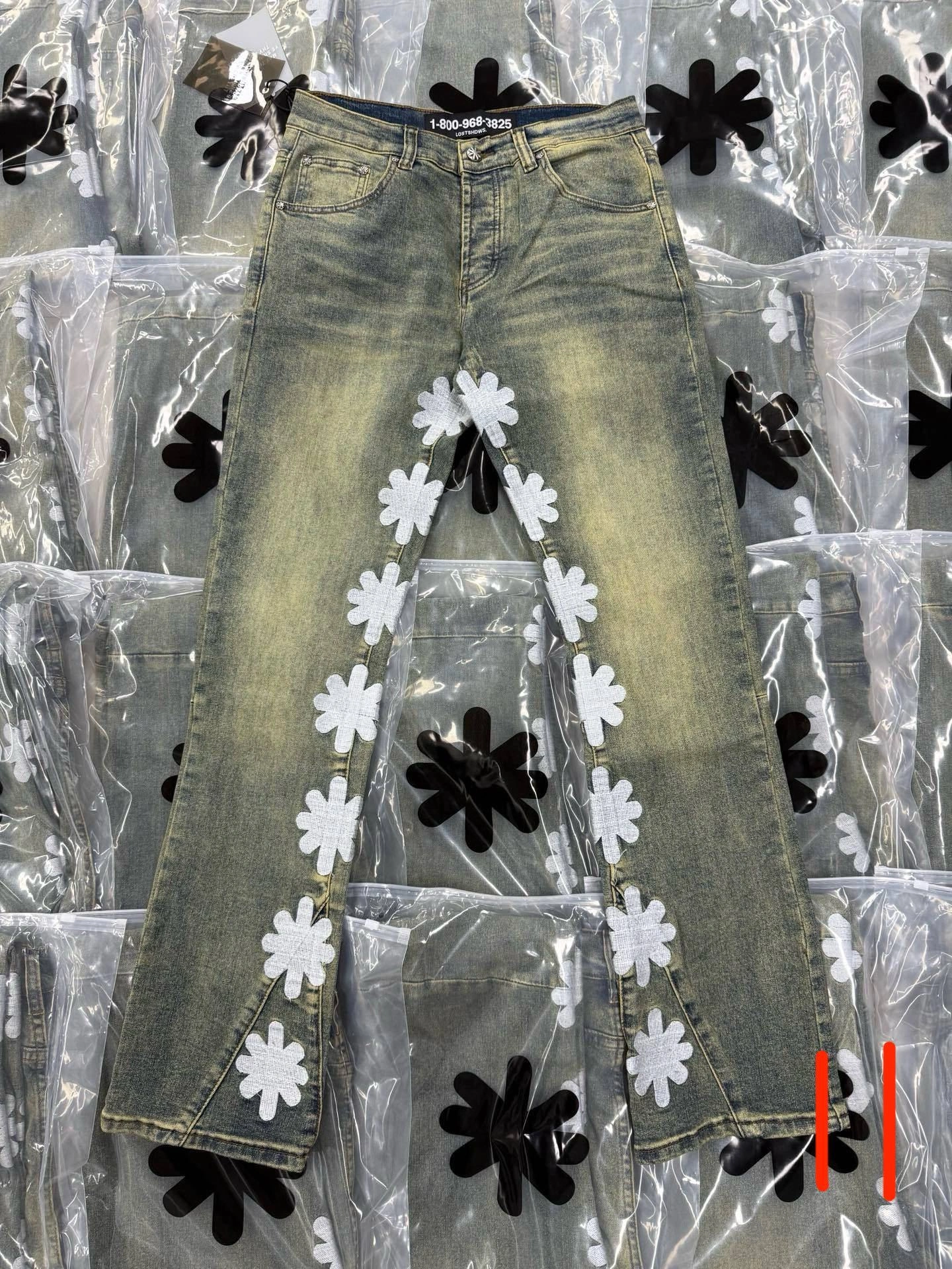 AIR-Other brands LOSTSHDWS JEANS embroidery 13colour item:E-F000I2499-13H