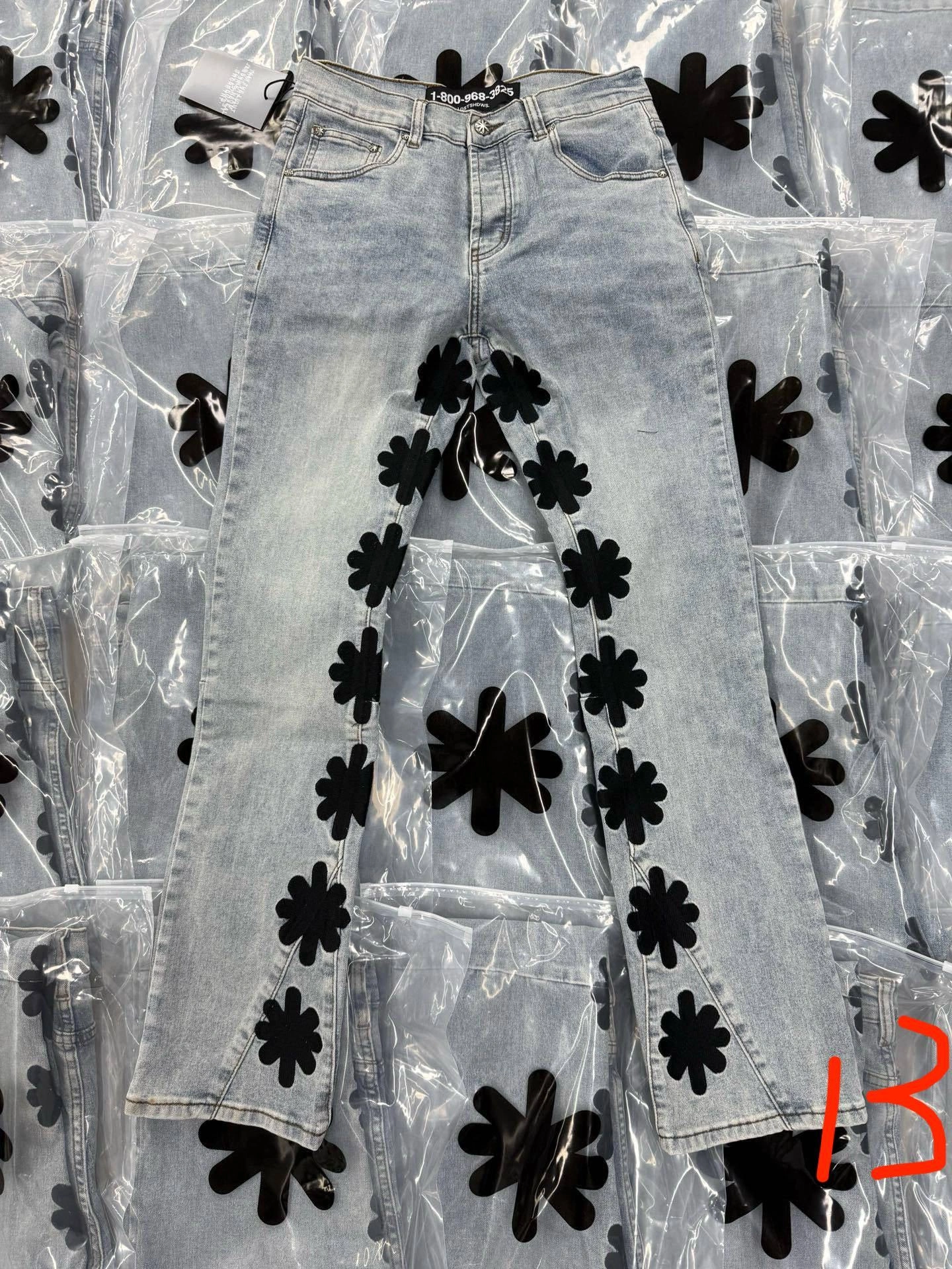 AIR-Other brands LOSTSHDWS JEANS embroidery 13colour item:E-F000I2499-13H