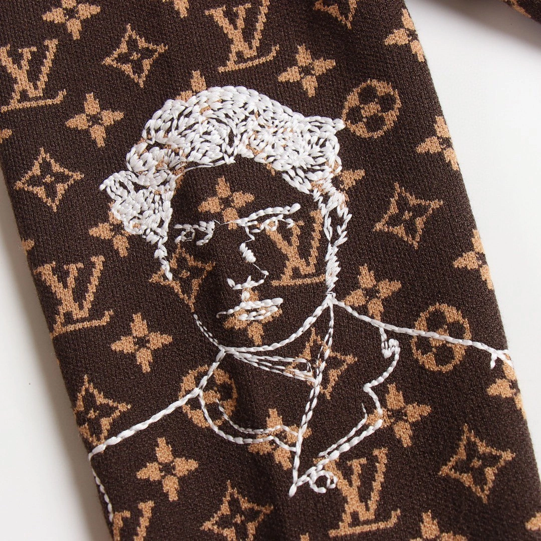 Air-- 8V MONOGRAM embroidery wool item:D-F431K1303