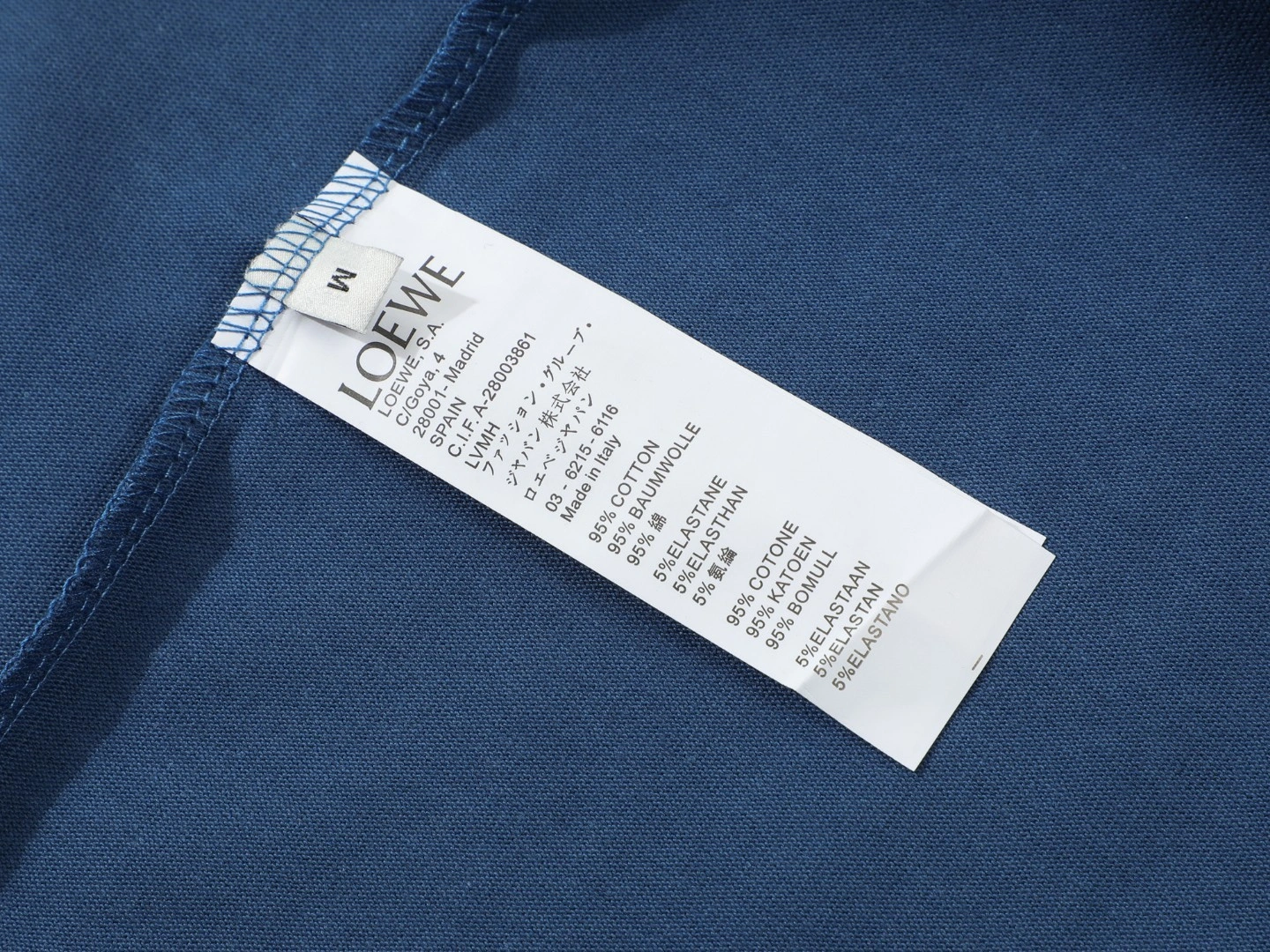&Air-- 8o5w5 oversize Cotton embroidery。3colour item: E-F210C0834-3