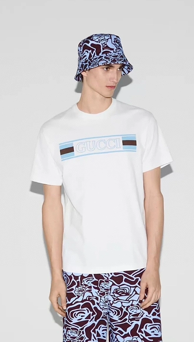 Air- 6u33i Tee embroidery oversize 2colour item:E-F405D0603-2