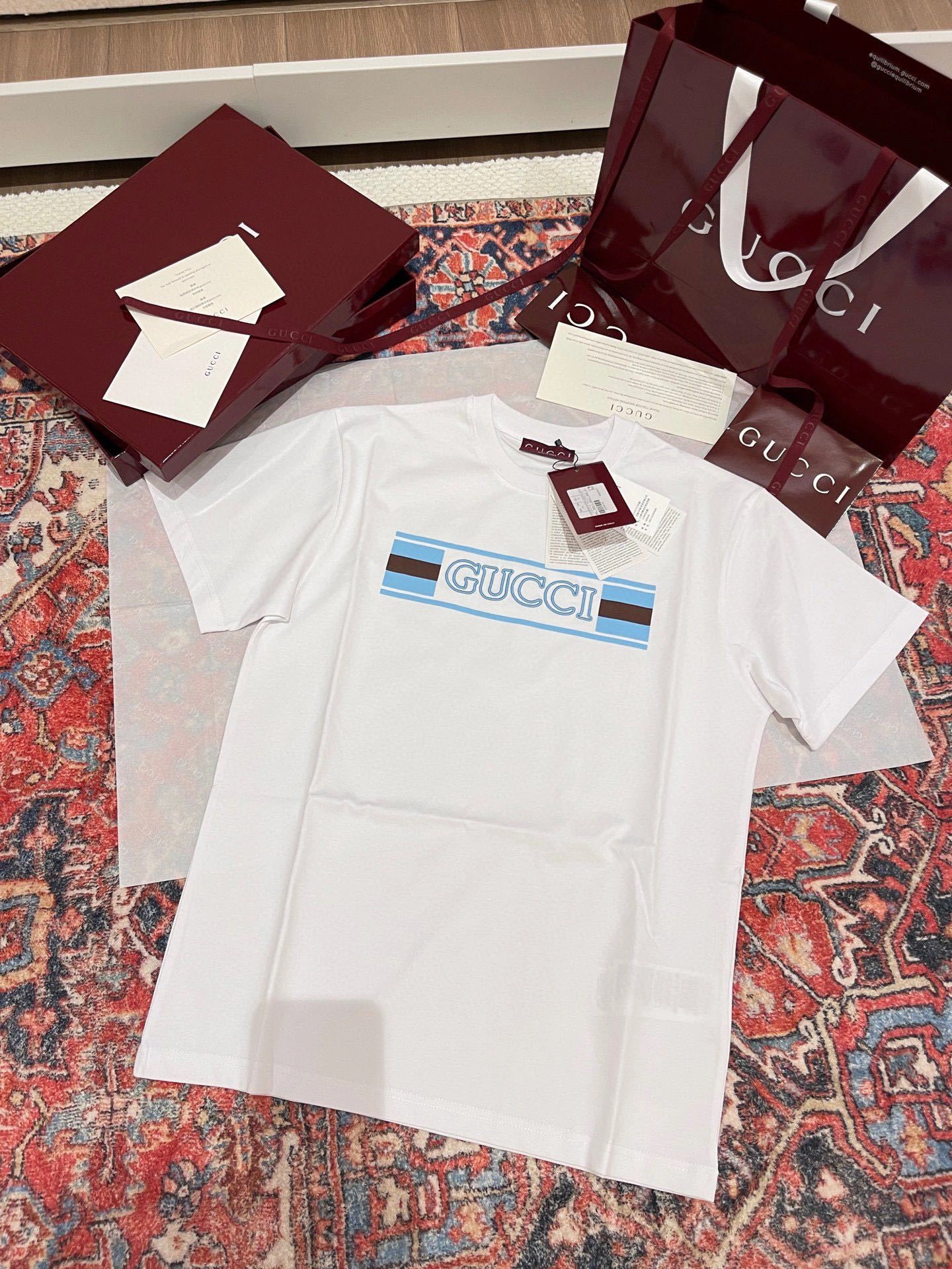 Air- 6u33i Tee embroidery oversize 2colour item:E-F405D0603-2
