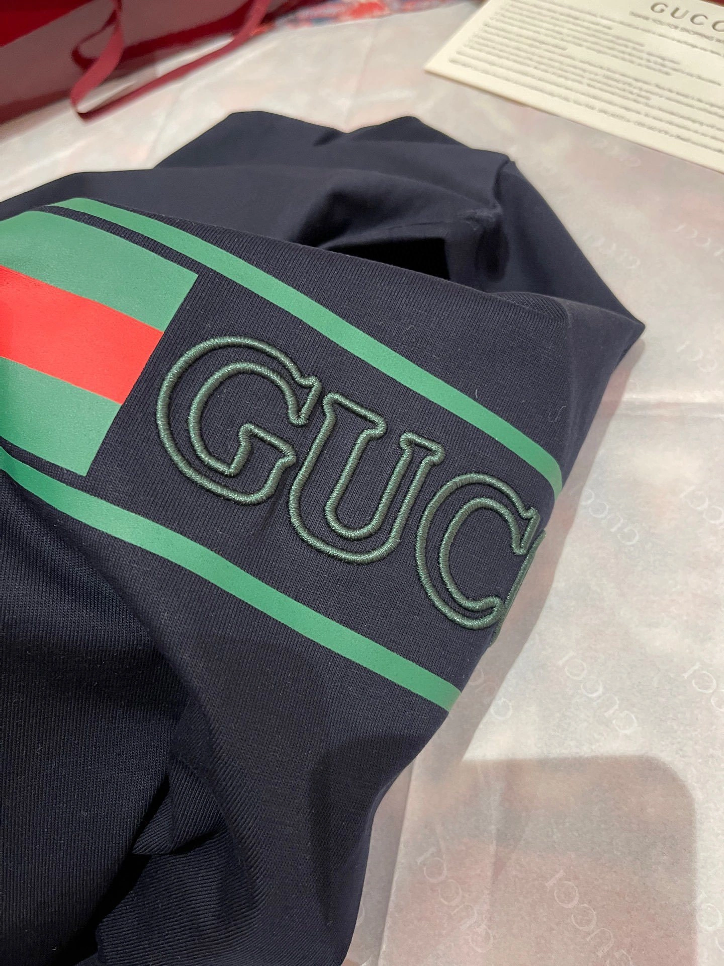 Air- 6u33i Tee embroidery oversize 2colour item:E-F405D0603-2