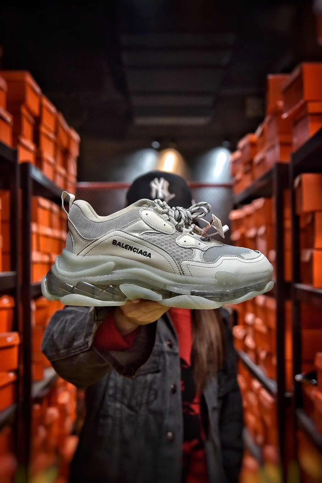 !Air--Sneaker TriPle S 200BL-2，special offer item: 022X0210J2059