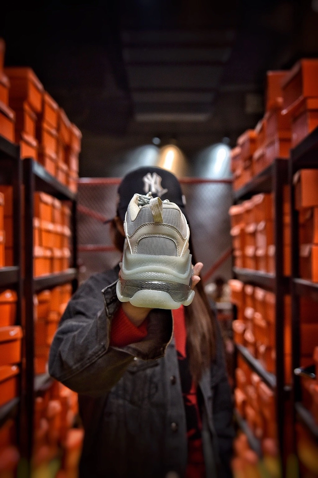 !Air--Sneaker TriPle S 200BL-2，special offer item: 022X0210J2059
