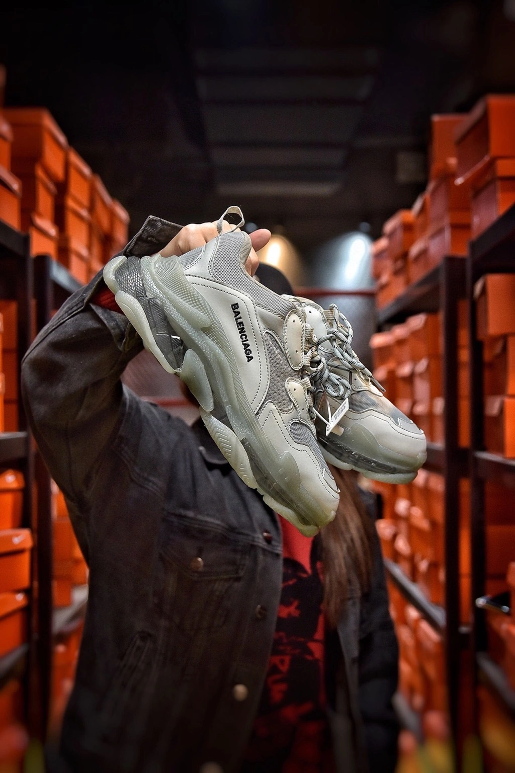 !Air--Sneaker TriPle S 200BL-2，special offer item: 022X0210J2059
