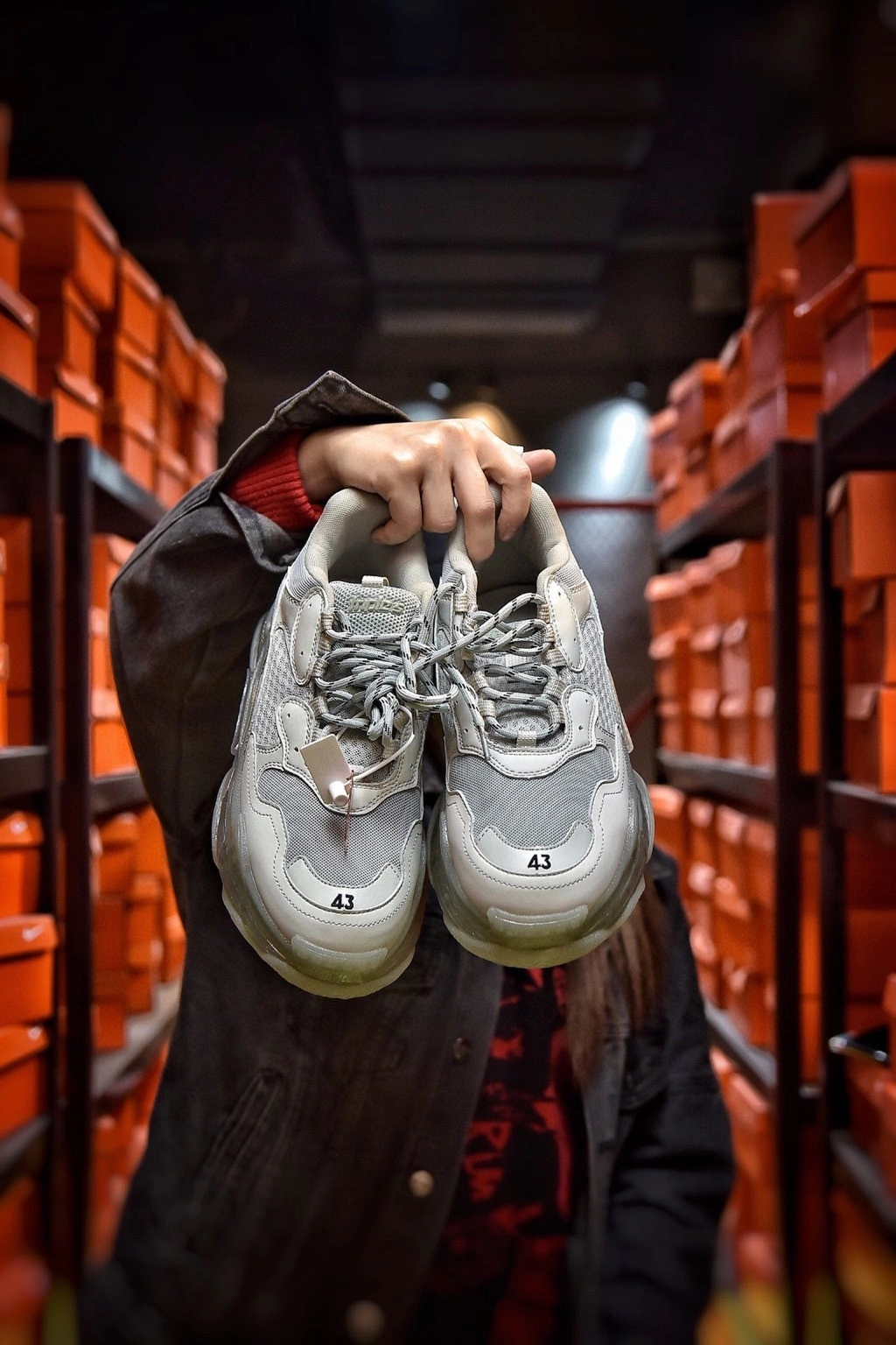 !Air--Sneaker TriPle S 200BL-2，special offer item: 022X0210J2059
