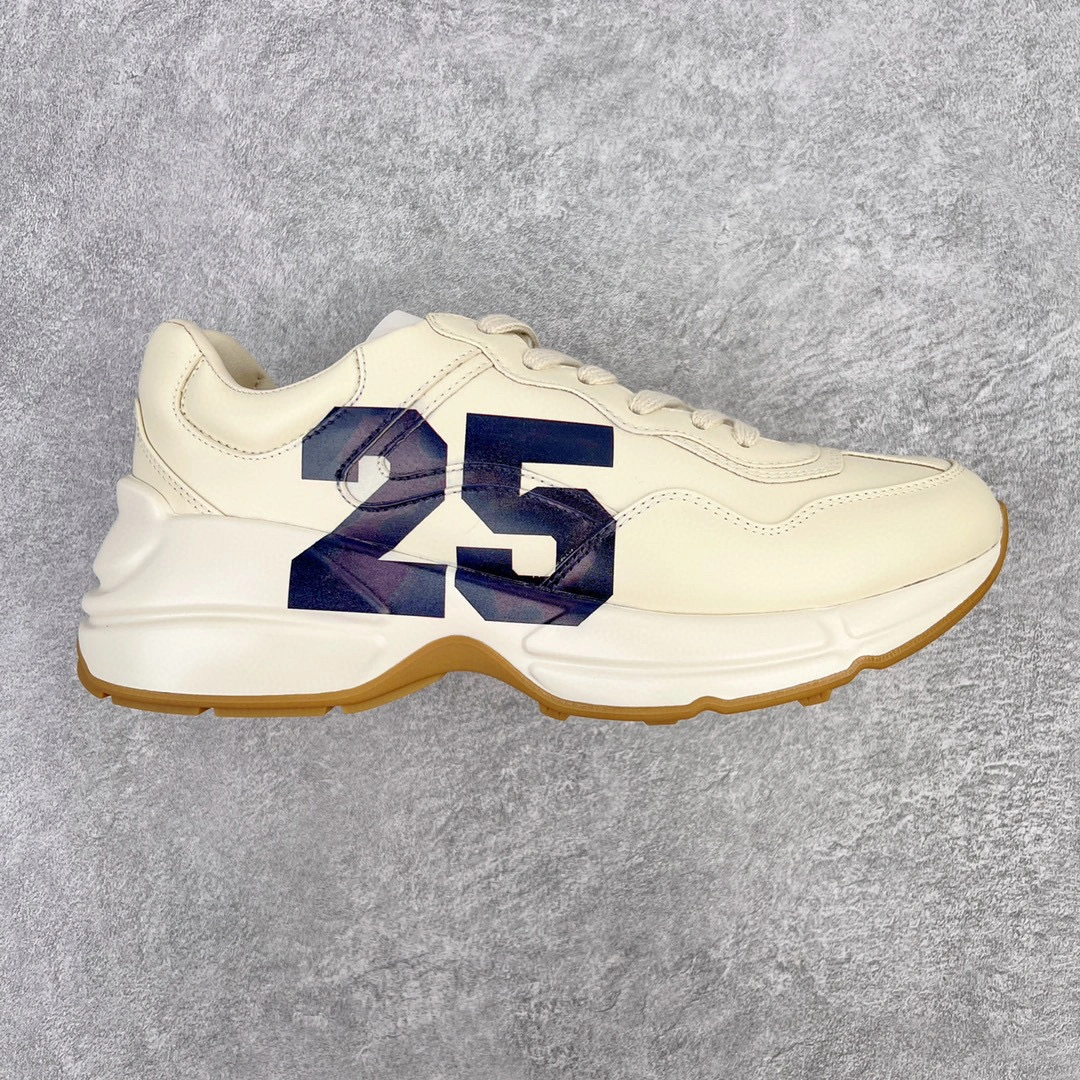 OOBB- 663339 2SH00 9522 Rhyton Vintage Trainer Sneaker 5D calfskin item：B-X000E3127C